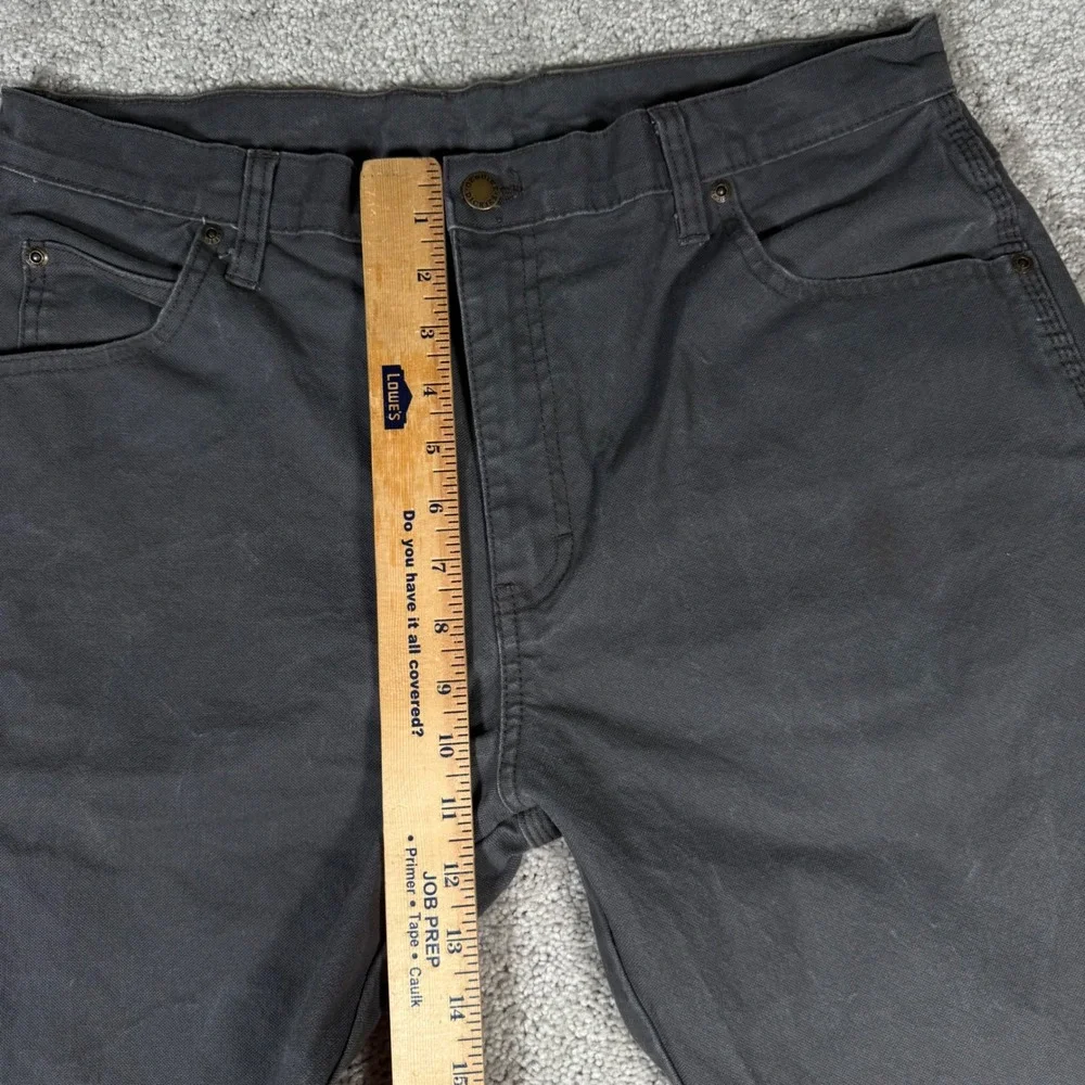 Genuine Dickies Men's 34x30 Gray Carpenter Work Pants Utility Canvas Duck